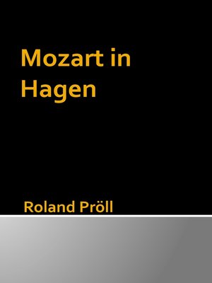 cover image of Mozart in Hagen